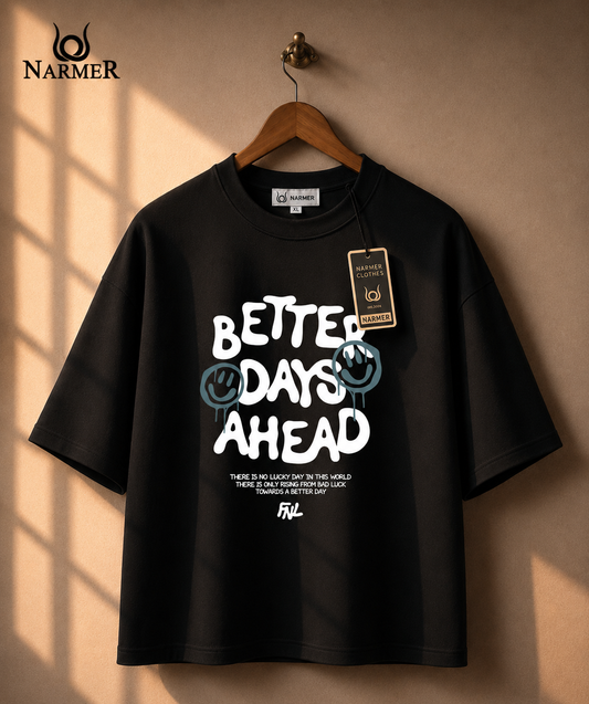 OV BOXY FIT T-Shirt "Better Days Ahead"