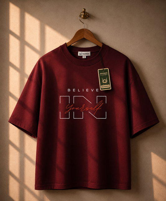 OV BOXY FIT T-Shirt "Believe In YourSelf"